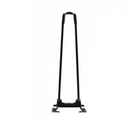 Okiyakusama Support Pliable Table Pied Fer Finition Cuisson Montage Embout Caoutchouc Antidérapant Structure Robuste Utilisation Créative Mobilier Adulte Extérieur, Noir, H60cm D7mm