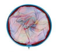 Okiyakusama Tête d'Épuisette de Pêche Ergonomique Munie d'un Filet Polyester Rapide à Sécher Ossature Alliage Aluminium Nano Légère Adaptée pour Enfants Adultes Sorties Pêche Récréative, 40 cm