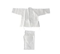 Okiyakusama Uniforme Costume Ensemble Coton Toile Protection Respirante Manches Longues Adapté Karaté Compétition Entraînement Enfants Adultes, 180 cm