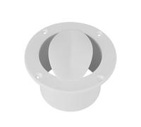 Okiyakusama Vent Système D'Aération pour Vivier Marin Accessoire Respirant pour Réservoir Eau Composant Remplacement Robuste Grille Compacte et Étanche A, Blanc