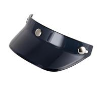 Okiyakusama Visière de Casque, Couverture de Visière, Pare-Soleil, Protection de Visière de Casque à 3 Boutons-Pression pour Casques avec 3 Boutons, Noir