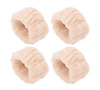 OKJHFD 2 Pairs Face Washing Wristbands Water Absorption Soft Flannel Wrist Wash Band Creamy for Makeup Spa Women.