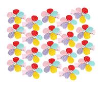 OKJHFD 20PCS Polyester Colorful Pet Petal Hairpin Headwear Decoration Accessory for Cats Dogs for Cats Dogs Daily Wear, Party Wedding