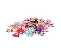 OKJHFD 50pcs Dog Hair Bows Dog Grooming Bowknots with Rubber Bands for Small Medium Dogs and Cats, Randomly Styles.