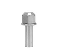 OKJHFD 8 RC Tuercas de extensión Del cubo de la rueda Hecho Acero inoxidable Hexagonal RC Wheel Extension Axial Adapter Con PIN, adecuado Para 1/10 Modelo Automotive Repte Part (25mm)