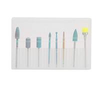 Okjhfd 8pcs ongles Bits de forage de foret de manucure Remplacement de la tête de polissage Set à ongles accessoire accessoire de forage à ongles