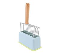 OKJHFD Cat Litter Scoop, Metal Scooper, Deep Shovel,Cat Poop Shovel Multipurpose Stainless Steel Body Durable Resistant Efficient Cat Litter Sifter