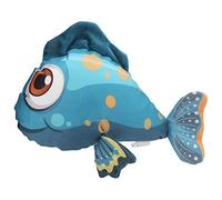 OKJHFD Cat Toy, 3D Simulation Fish Toy for Biting Chewing and Kicking, Fish Toy Moving Blue Goldfish Toy for Biting Chewing and Kicking for Indoor Cats