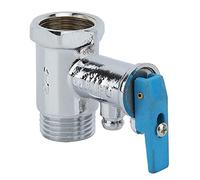 OKJHFD Chauffe-eau Sans Réservoir électrique, Kit De Valve De Service De Chauffe-eau, Soupape De Sécurité De Cuisine De Chauffe-eau électrique De Décharge De Pression De 0,8 Mpa, Laiton Propre