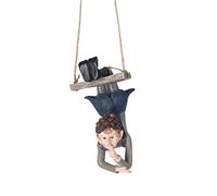 OKJHFD Décoration D'ornements d'arbre De Noël D'elfe, Figurine D'elfe de la Forêt en Résine Exquise Statue D'elfe Suspendue Ornement d'arbre pour la Décoration de la Maison de la Cour des Jardins