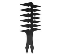 OKJHFD Ensemble de Peignes à Cheveux, Peignes à Cheveux à Dents Larges pour Hommes Peigne à Cheveux à l'huile Double Face Peignes de coiffure en Plastique rétro pour Hommes garçon Gentleman (Noir)