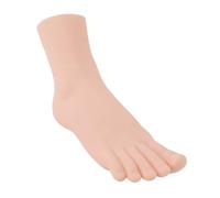 OKJHFD Female Foot Mannequin, Realistic Fake Foot Model, Lifesize Right Manikin Feet Sock Display for Foot Massage Socks Shoes Jewelry Display, Reusable and Washable