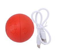 OKJHFD Interactive Dog Toy Ball Bite Resistant Plastic Increase Pet Exercise Smart Pet Automatic Rolling Ball for Bored Indoor Kitty, Rechargeable (Orange)