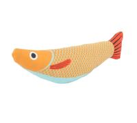 OKJHFD Jouet pour Chat en Forme de Poisson Coquin, Jouet sonore froissé à l'herbe à Chat, interactif et résistant à l'usure, Fournitures d'exercice d'intérieur pour Chatons (Bleu de la mer)