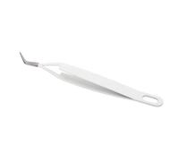 OKJHFD Lash Tweezer Curved Tip Stainless Steel Tight Clamping Multipurpose Eyelashes Applicator Tool for Makeup Lash Tweezers Set Stainless Steel Eyelash.