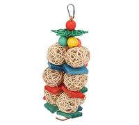 OKJHFD Parrot Chewing Toy Colorful Hanging Bird Climbing Bite Toy for Budgies Parakeet for Small Parakeets, Cockatiels, Conures, Finches, Budgie, Parrots, Love Birds