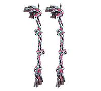 OKJHFD Pet Bird Chew Cotton Rope Toys Parrots Biting Climbing Toys Cage Pendant Accessory- Pure Cage Chewing Toy