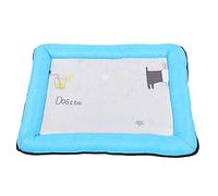 OKJHFD Pet Soft Square Thicken Cushion Summer Dog Cat Ice Silk Printing Cooling Sleeping Mat Dog Cooling Mat Ice Silk Pad, Soft Dogs Pet Self Cooling Pad.