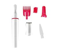 OKJHFD Tondeuse À Cheveux Nez, 4-en-1 Électrique Femmes Rasoir À Cheveux Sourcils Nez Bikini Tondeuse À Cheveux Batterie Non Incluse pour Nez Oreille Sourcils Lèvres Menton