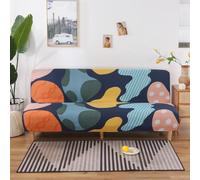 OKJK Housse clic clac à Motifs imprimés,Housse de canapé Pliante Extensible,Tissu Doux et Confortable pour canapé de Salon,pour Les familles avec Animaux et Enfants (Style 13,M Size 160-190cm)