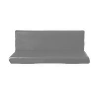 OKJK Housse de clic clac en Cuir PU imperméable, Housse de canapé sans Bras Pliante antidérapante pour la Maison, Couvre canapé Extensible Tout Compris pour Animaux (Light Gray,150-185CM)