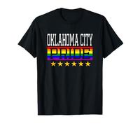 Oklahoma City Pride Drapeau Arc-en-Ciel Gay Lesbienne Queer LGBT T-Shirt