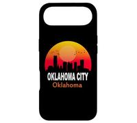 Oklahoma City State USA Vintage Sunset Retro Skyline Coque pour iPhone Air