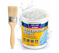 Oklair Aqua Etanche - Kit de Réparation Complet avec Enduit D'Etanchéité - 100% Etanche - Etanchéifie, Protège & Répare - Toutes Surfaces - Intérieur/Extérieur - A Base de Caoutchouc - Kit de 150 ml