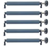 OKLILI Kit de rouleau de plateau de transfert avec bagues de roulement compatible avec imprimante de codes-barres Zebra ZD220 ZD230 ZD888 (5 kits ZD220T ZD230T ZD888T P1080383-703)
