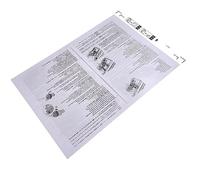 OKLILI Lot de 20 feuilles de support B12B819051 4T8624 compatibles avec Epson A4 Scanner Scan A3 B4 Fragile Déchiré Fragile Déchiré Papier plié Reçu