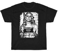 OKLUGGVH Baby Mugshot Devils Rejects Horror Movie t-Shirt Black Cotton Manches Courtes(Medium)