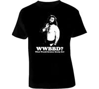 OKLUGGVH Bruiser Brody What Would Bruiser Brody Do WWBD T Shirt Manches Courtes(X-Large)