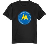 OKLUGGVH DAU Men's Torquay United 100% Cotton Quotes T-Shirt Manches Courtes(Small)