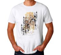 OKLUGGVH Fenrir The Nordic Monster Wolf Men's T-Shirt White Manches Courtes(Small)