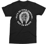 OKLUGGVH Flux of Pink Indians - Not So Brave ShirtCrassSubhumansPoison GirlsDirt Manches Courtes(XX-Large)