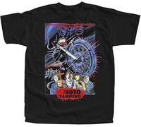 OKLUGGVH I Bought a Vampire Motorcycle Horror Movie Poster 1990 T Shirt Colour Manches Courtes(X-Large)