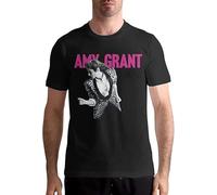 OKLUGGVH Incarnate Men's Amy Grant Unguarded Breathable Outdoor Short Sleeve T-Shirt Manches Courtes(3X-Large)