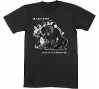 OKLUGGVH Madness Unisex t Shirts mnner schwarzs One Step Beyond Wei Gelb Schwarz Rot Herren Damen mnner schwarzs Manches Courtes(XX-Large)