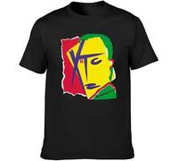 OKLUGGVH Men's Fighting XTC Drums and Wires Electronica T Shirt O Neck Manches Courtes(XX-Large)