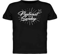 OKLUGGVH Men's Pentecost Sunday Slogan Men's t-Shirt Manches Courtes(3X-Large)