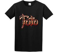 OKLUGGVH Men's Toto Logo Cotton T Shirt Manches Courtes(3X-Large)