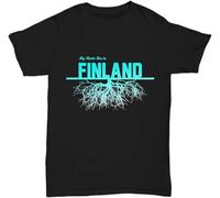 OKLUGGVH My Roots are in Finland Manches Courtes(Medium)