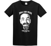 OKLUGGVH Rhett Men's Charles Manson Fuuuuuuuck You All Blood Vintage Tattoo Fucking Murder Hippy 22 Short Sleeve T-Shirt Manches Courtes(Small)