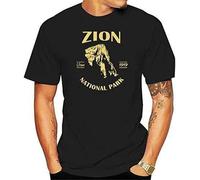 OKLUGGVH Zion National Park Soft T Shirt Men Manches Courtes(Small)