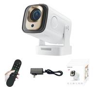 Oklumi Projector, Oklumi 4k Projector, HY 260pro Portable Projectors Comes, with WiFi 6 and Bluetooth BT 5.4, Auto Keystone 180° Display for Home Theater, Mini Portable (1PC)