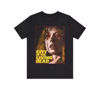 OKMN76huc City of The Living Dead Fulci Horror Movie Shirt Black S