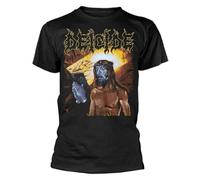 OKMN76huc Deicide Serpents of The Light Black T-Shirt Black M