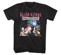 OKMN76huc Killer Klowns from Outer Space Movie Poster Men's T Shirt It's Crazy Clown Black 3XL