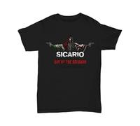 OKMN76huc Sicario Day of The Soldado Movie T Shirt Sicario T Shirt Black XXL