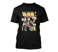 OKMN76huc The Incredible Bob Jay and Silent Bob99 6 T-Shirt Black L